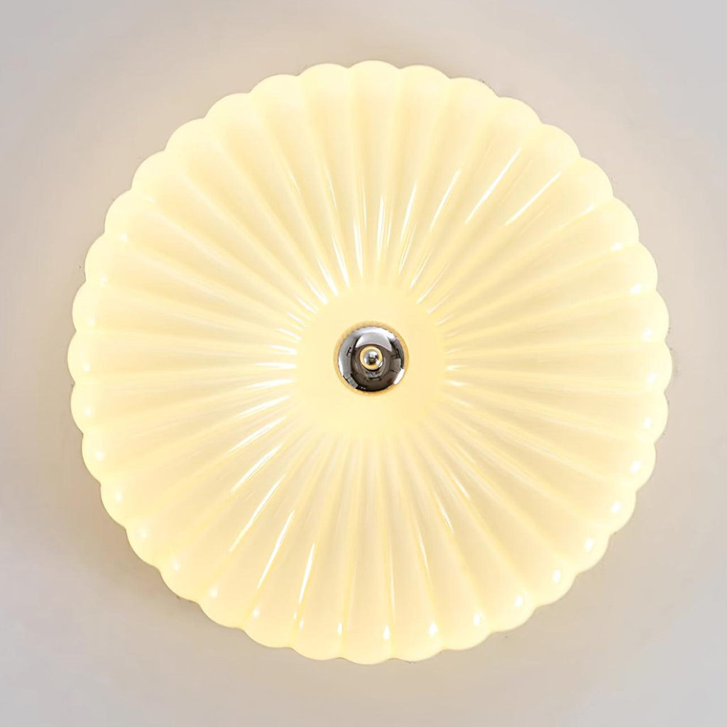 Cream Kranos Glass Ceiling Light — product view 24