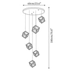 Gold Kristy Metal Chandelier — product view 5