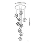 Gold Kristy Metal Chandelier — product view 6