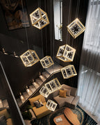 Gold Kristy Metal Chandelier — product view 10