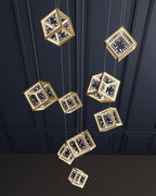 Gold Kristy Metal Chandelier — product view 13