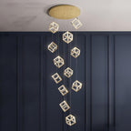 Gold Kristy Metal Chandelier — product view 15
