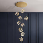 Gold Kristy Metal Chandelier — product view 19