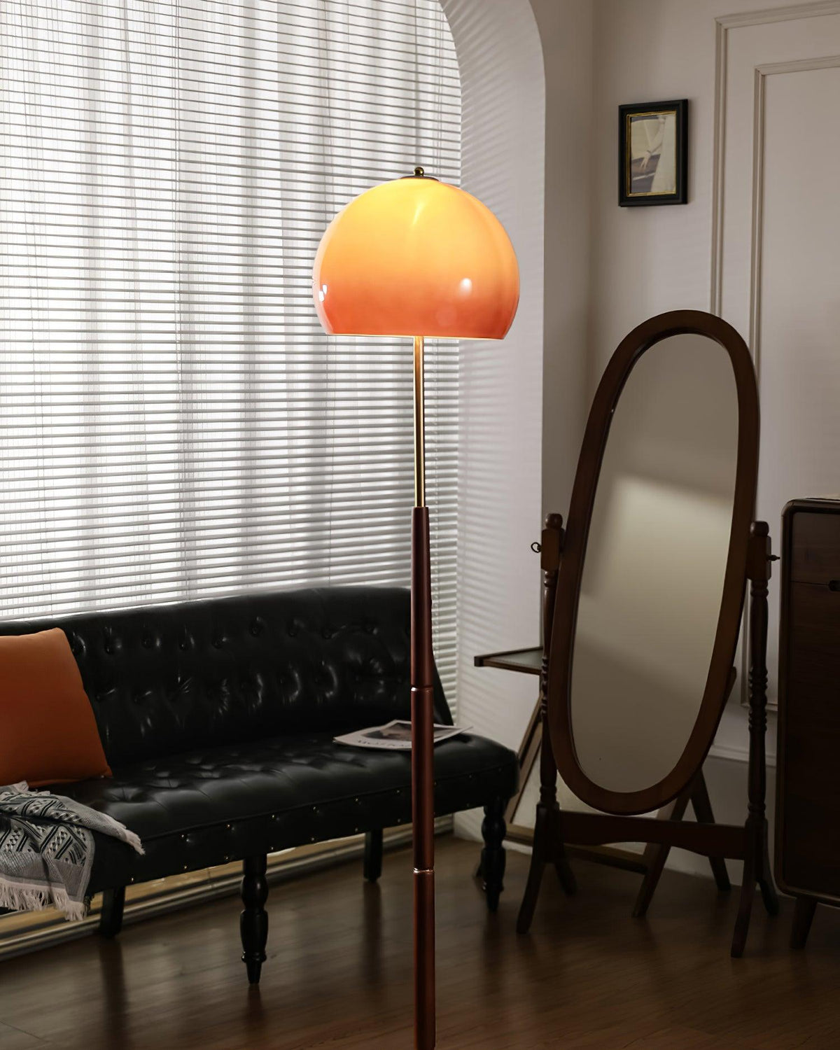 Mushroom Wood Floor Lamp — product view 4