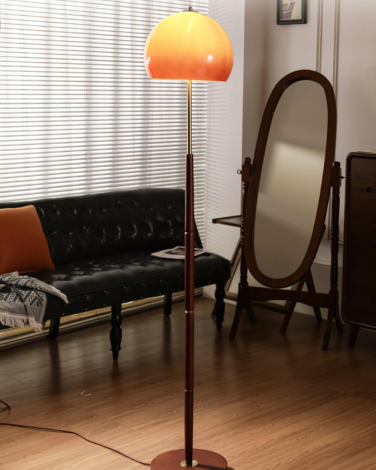 Mushroom Wood Floor Lamp — product view 7