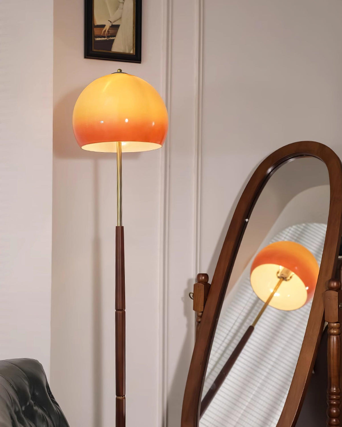Mushroom Wood Floor Lamp — product view 10