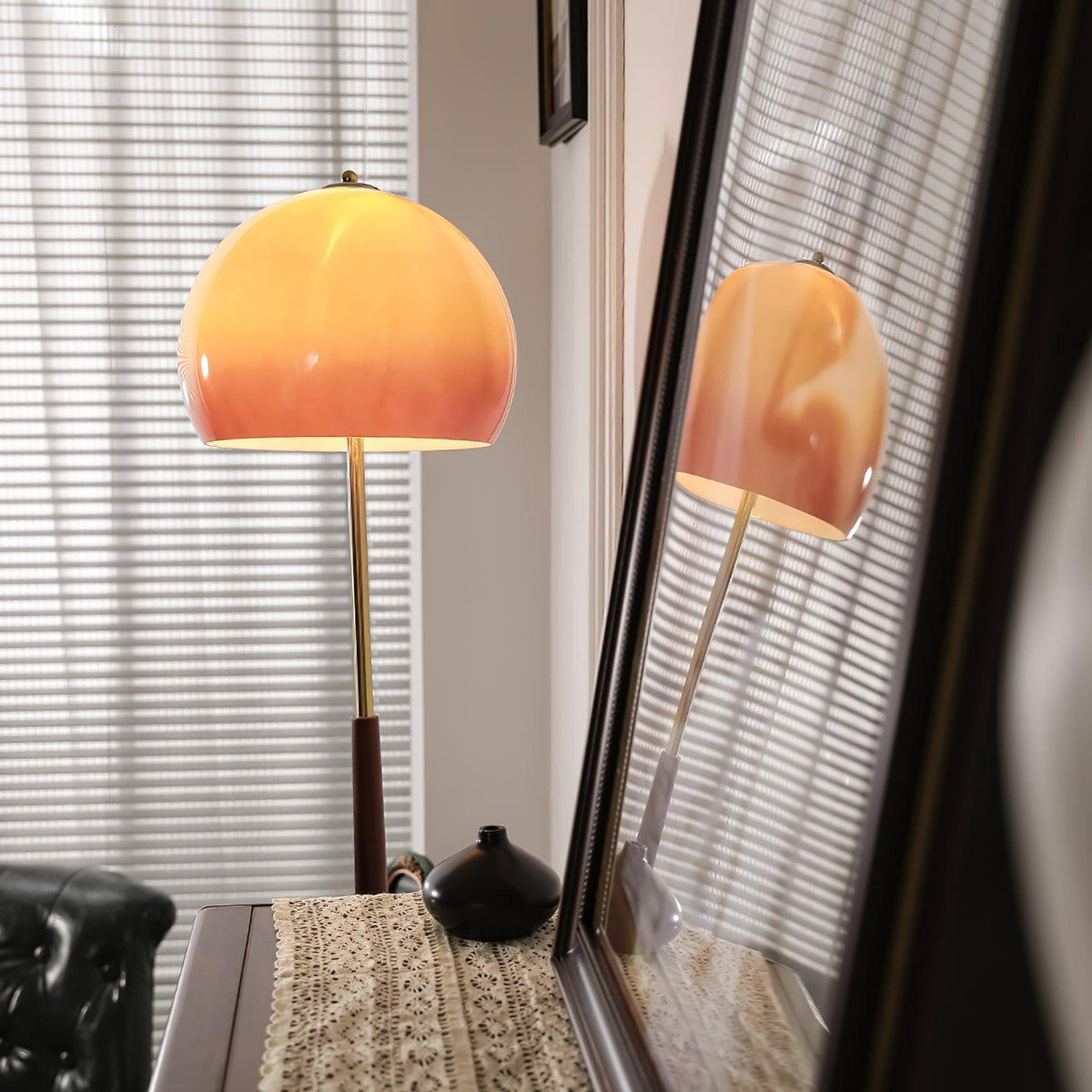 Mushroom Wood Floor Lamp — product view 12