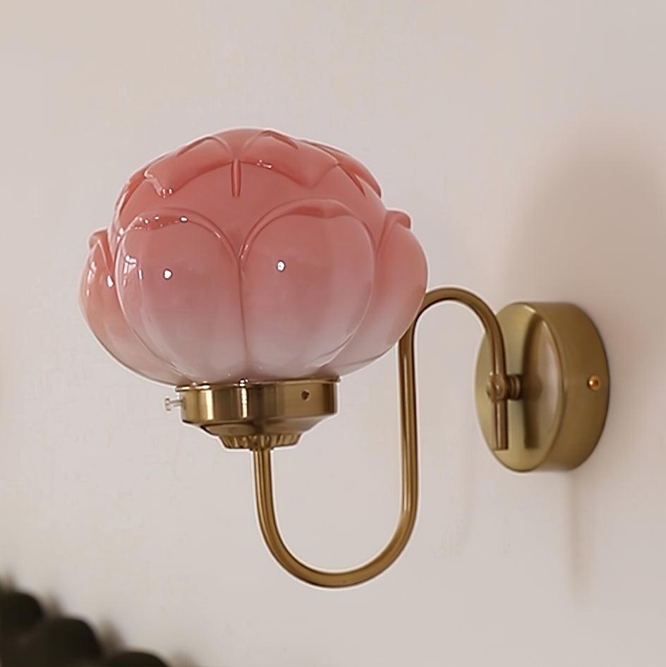 Lotus Flower Glass Wall Lamp — product view 3