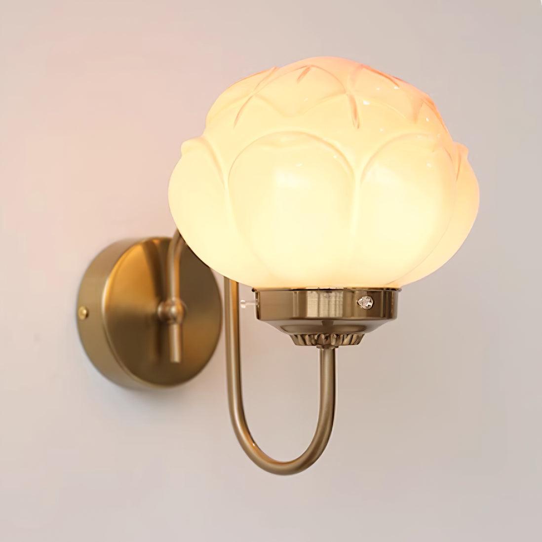 Lotus Flower Glass Wall Lamp — product view 14