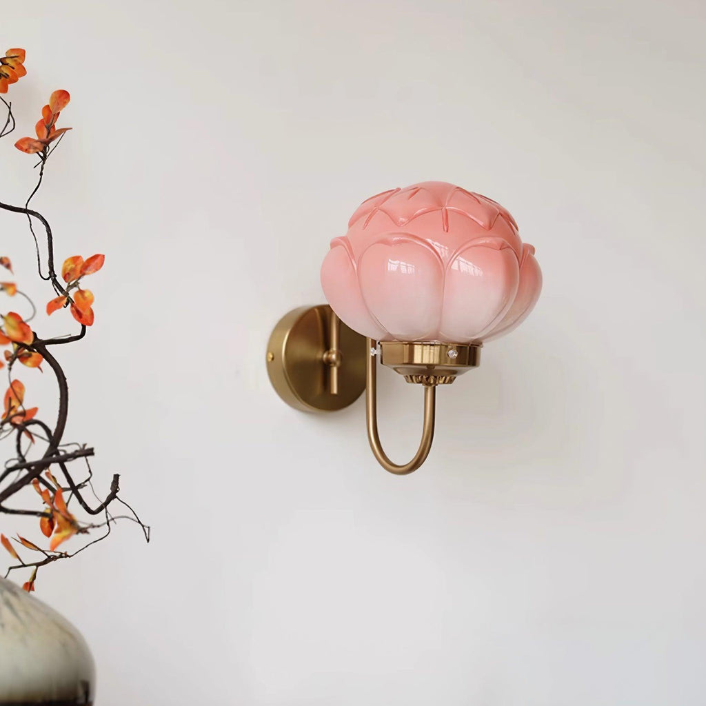 Lotus Flower Glass Wall Lamp — product view 16