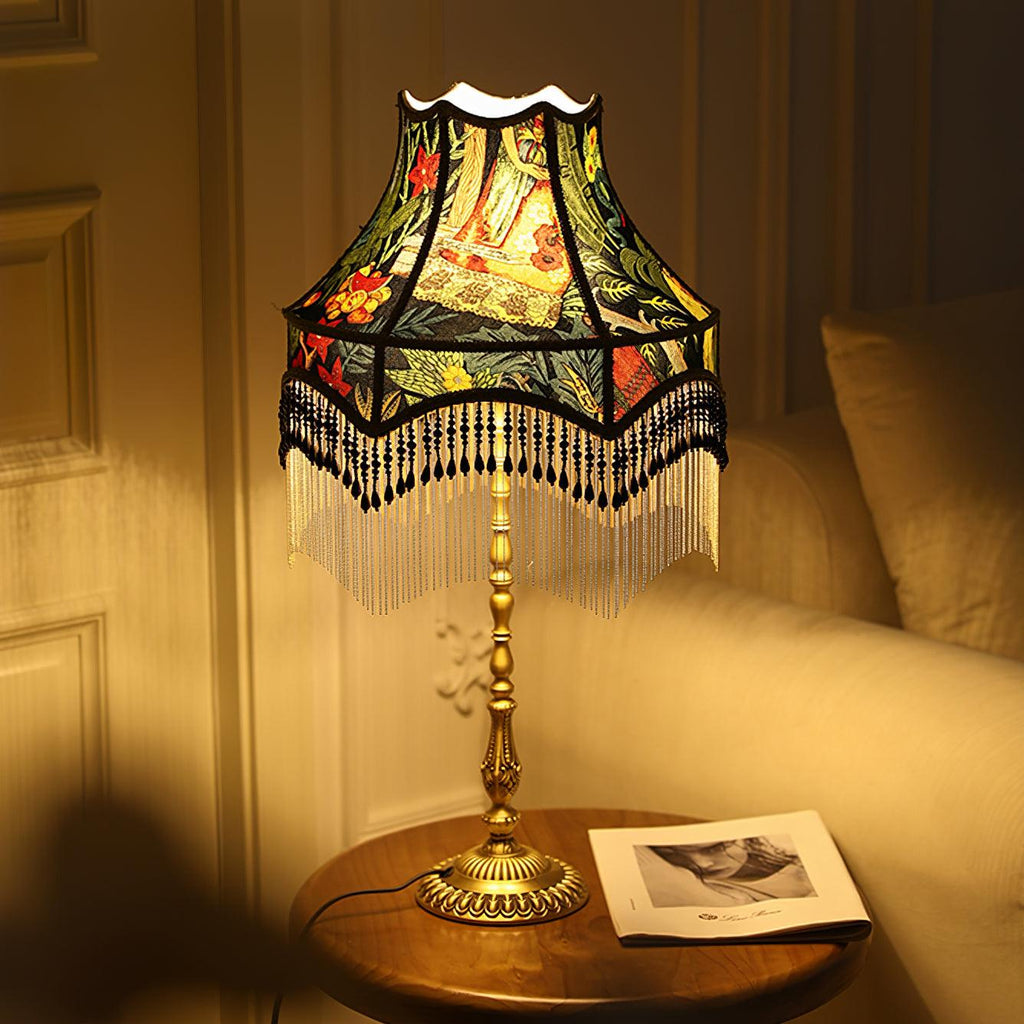 Retro Peony Table Light — product view 3