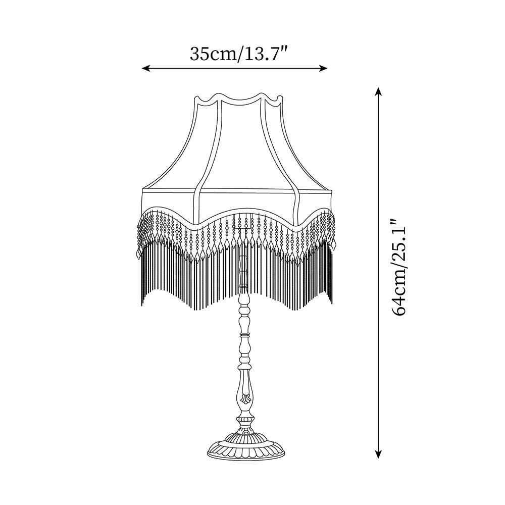Retro Peony Table Light — product view 5