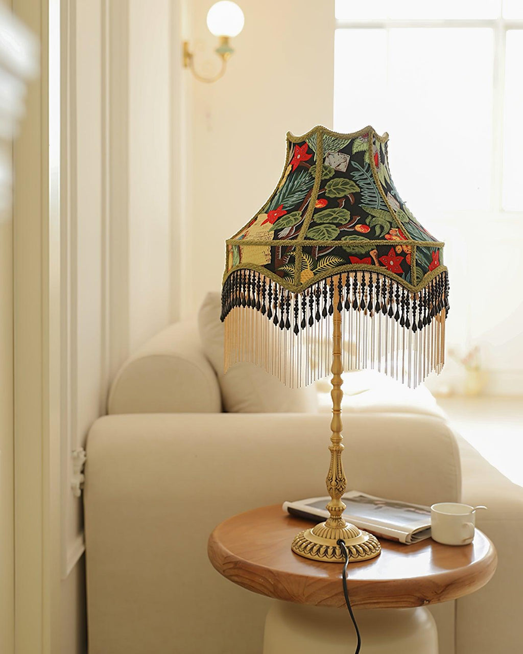 Retro Peony Table Light — product view 8