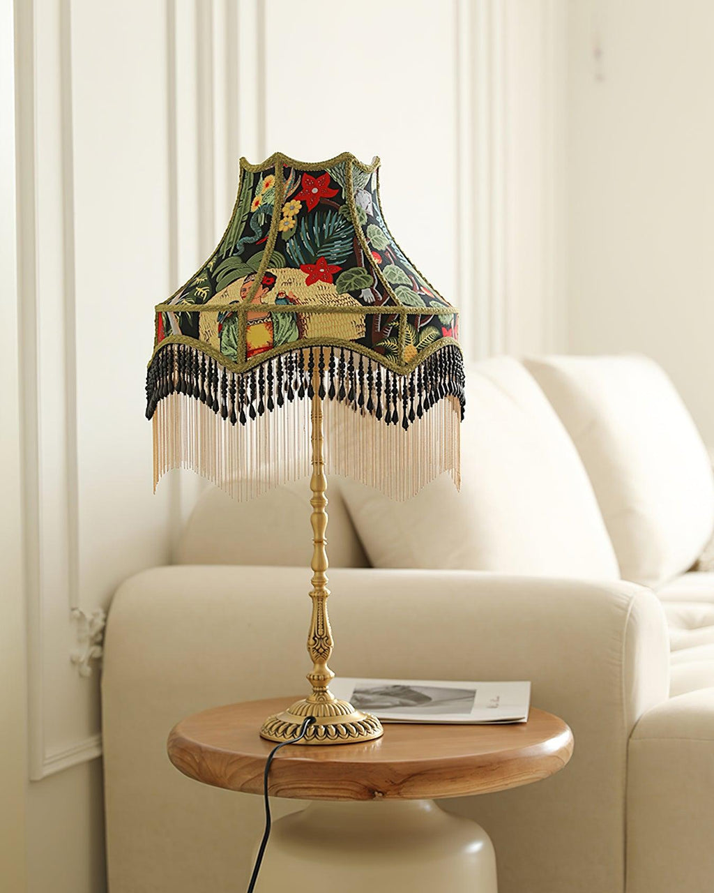 Retro Peony Table Light — product view 9