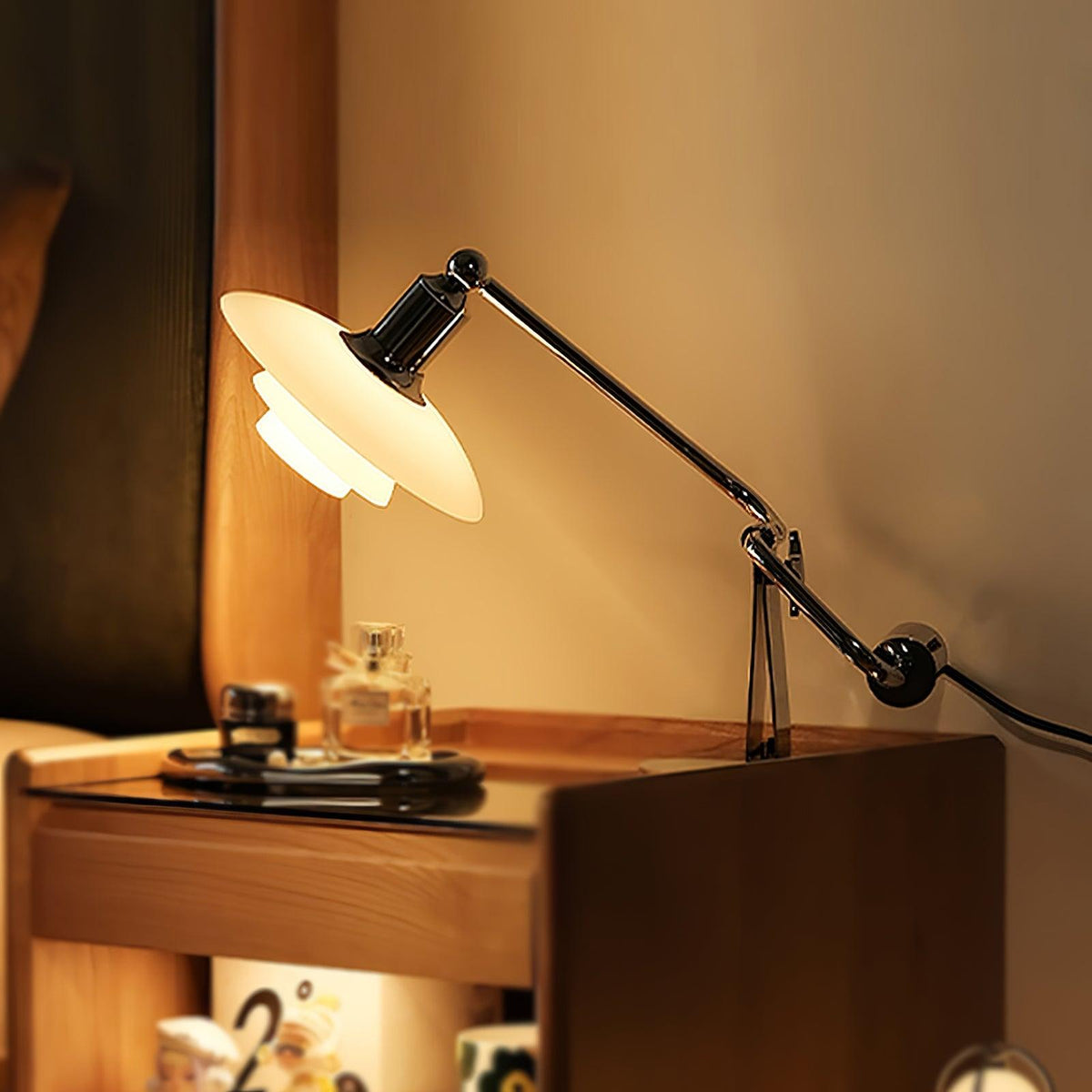 Tiered Shade Glass Table Lamp — product view 3