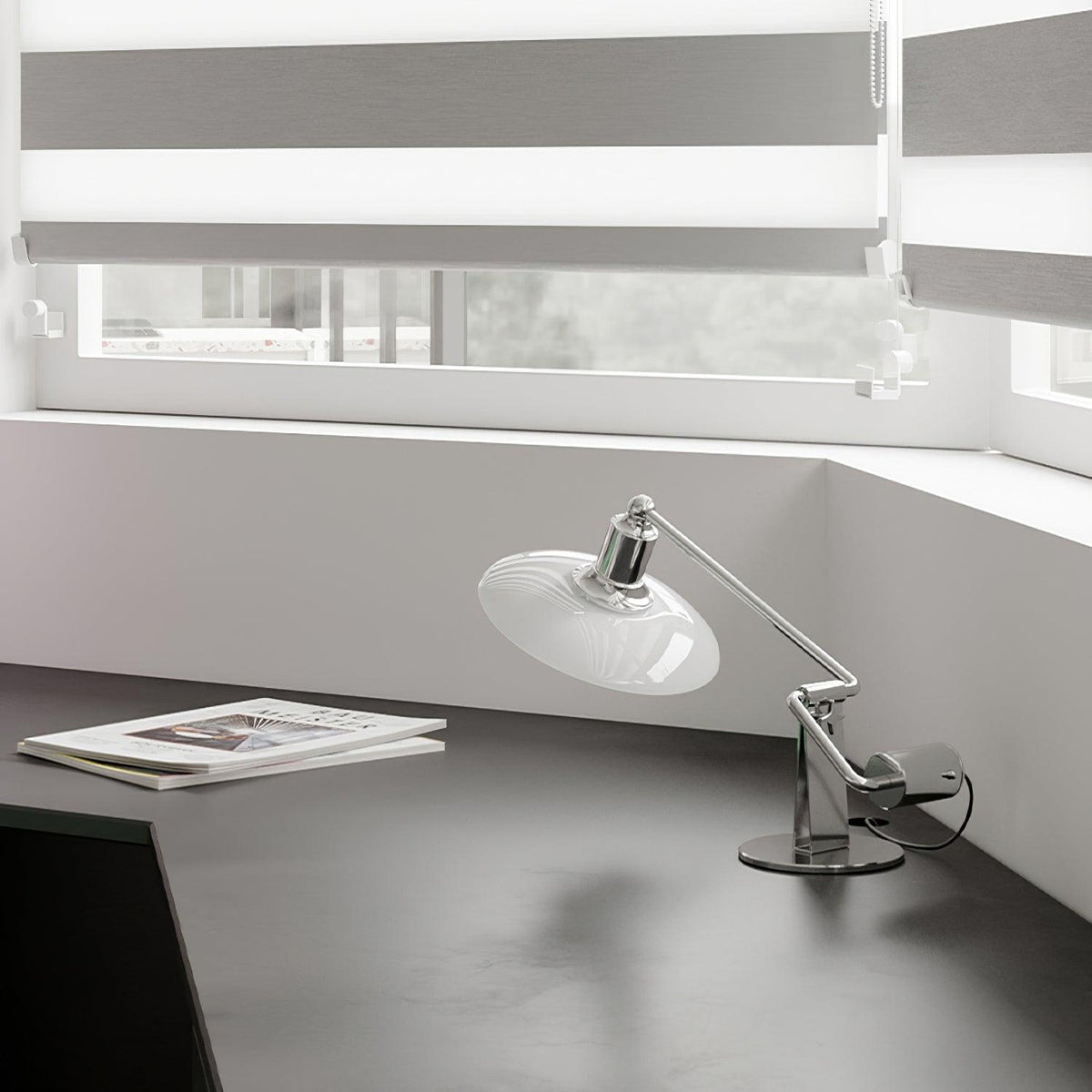 Tiered Shade Glass Table Lamp — product view 4