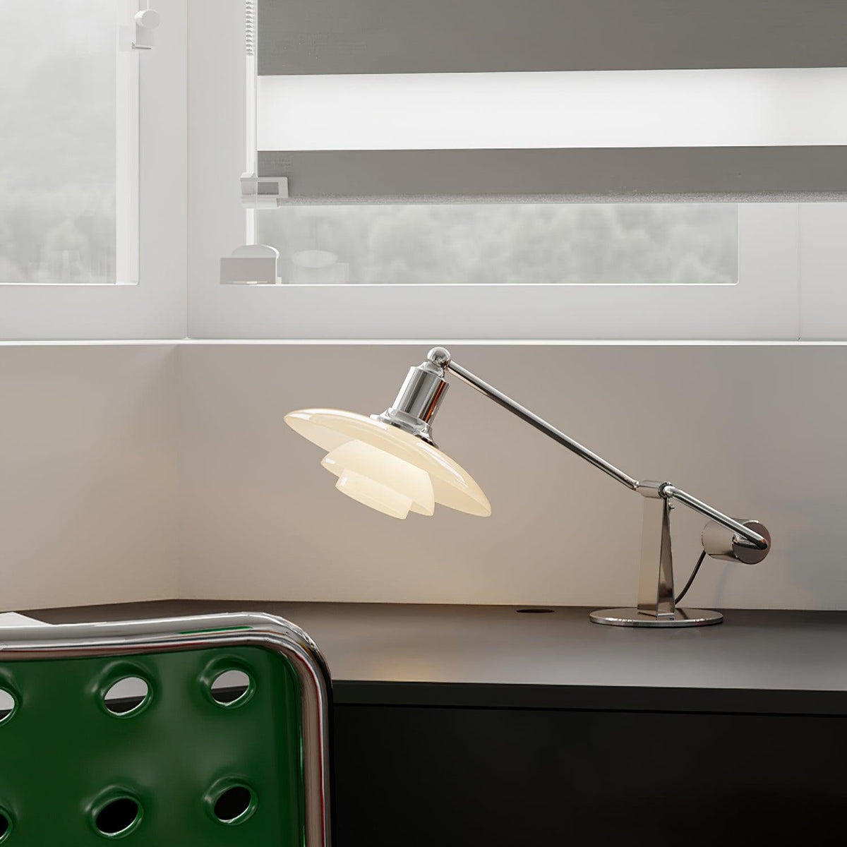 Tiered Shade Glass Table Lamp — product view 6