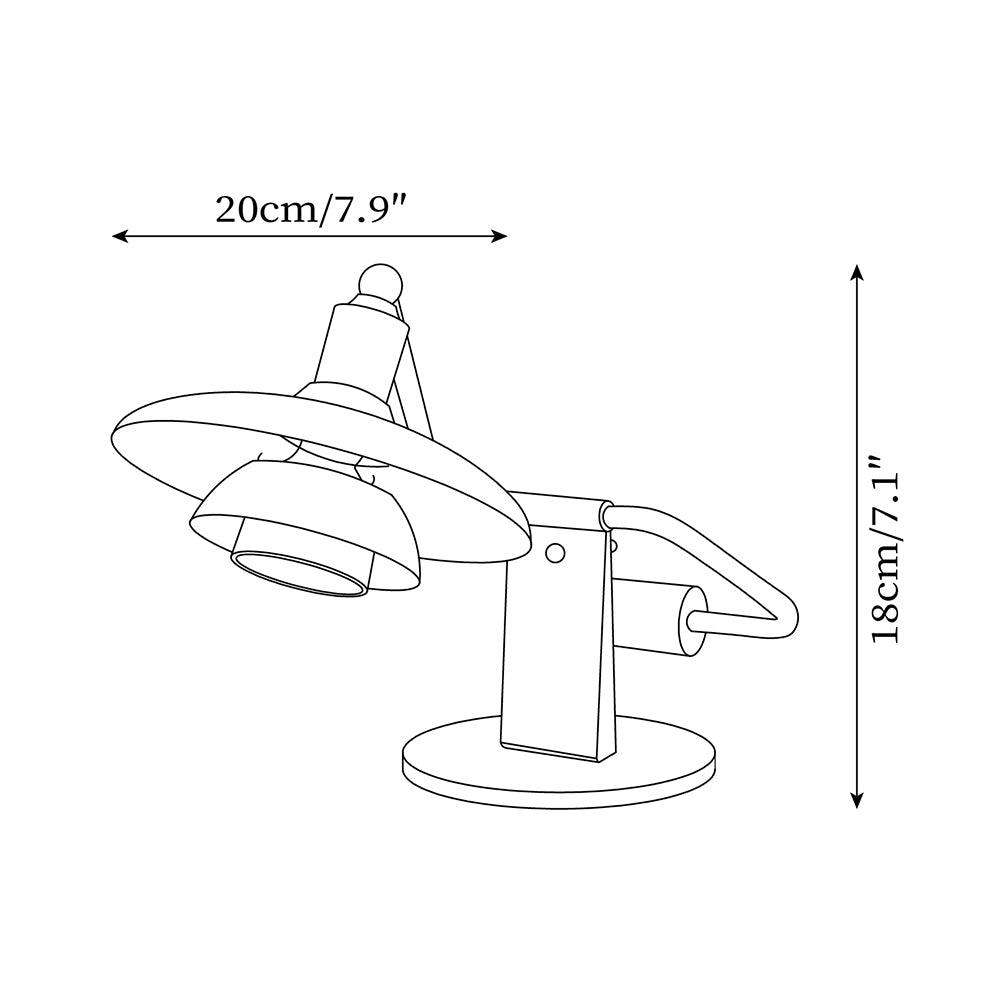 Tiered Shade Glass Table Lamp — product view 19