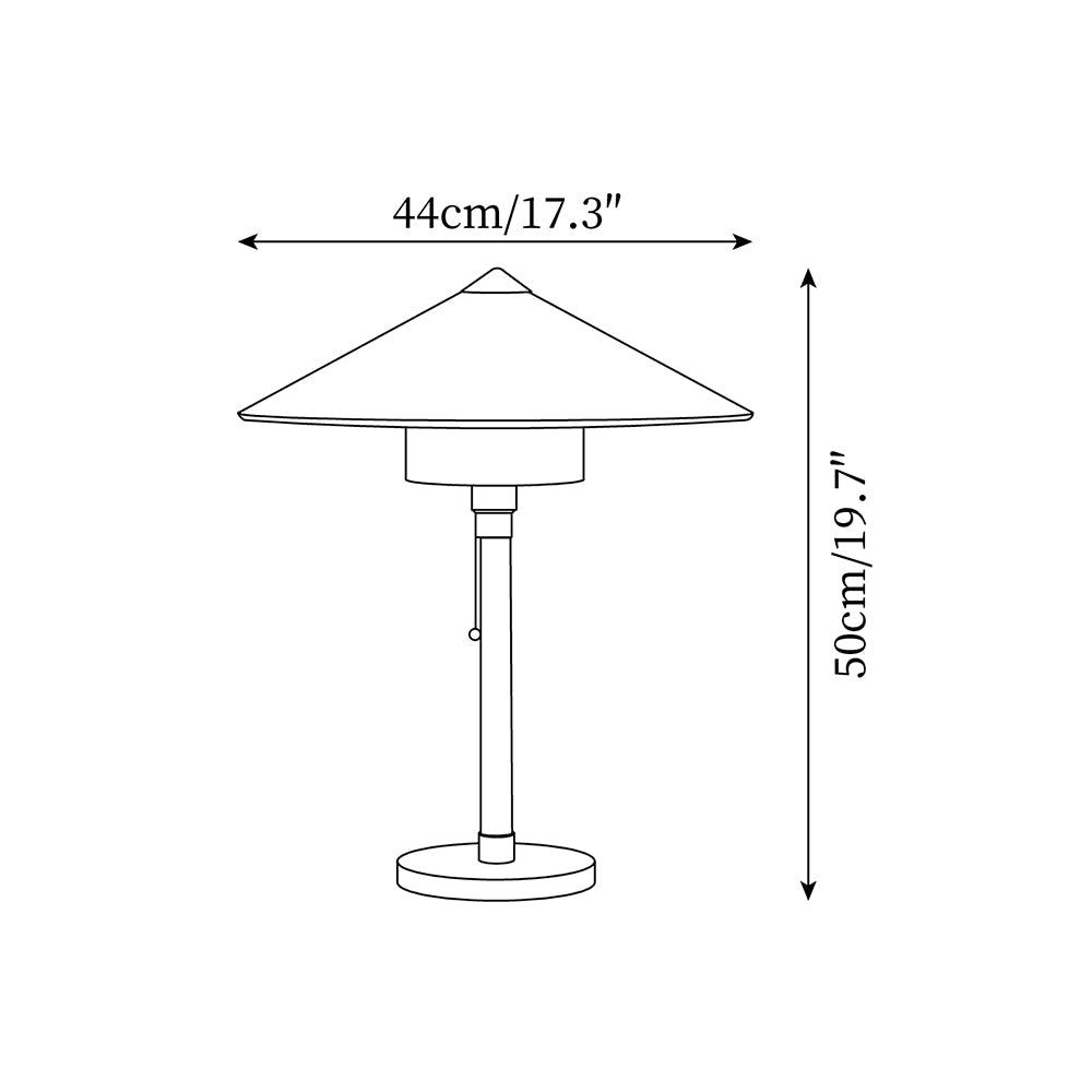 Wagenfeld Glass Table Lamp — product view 5