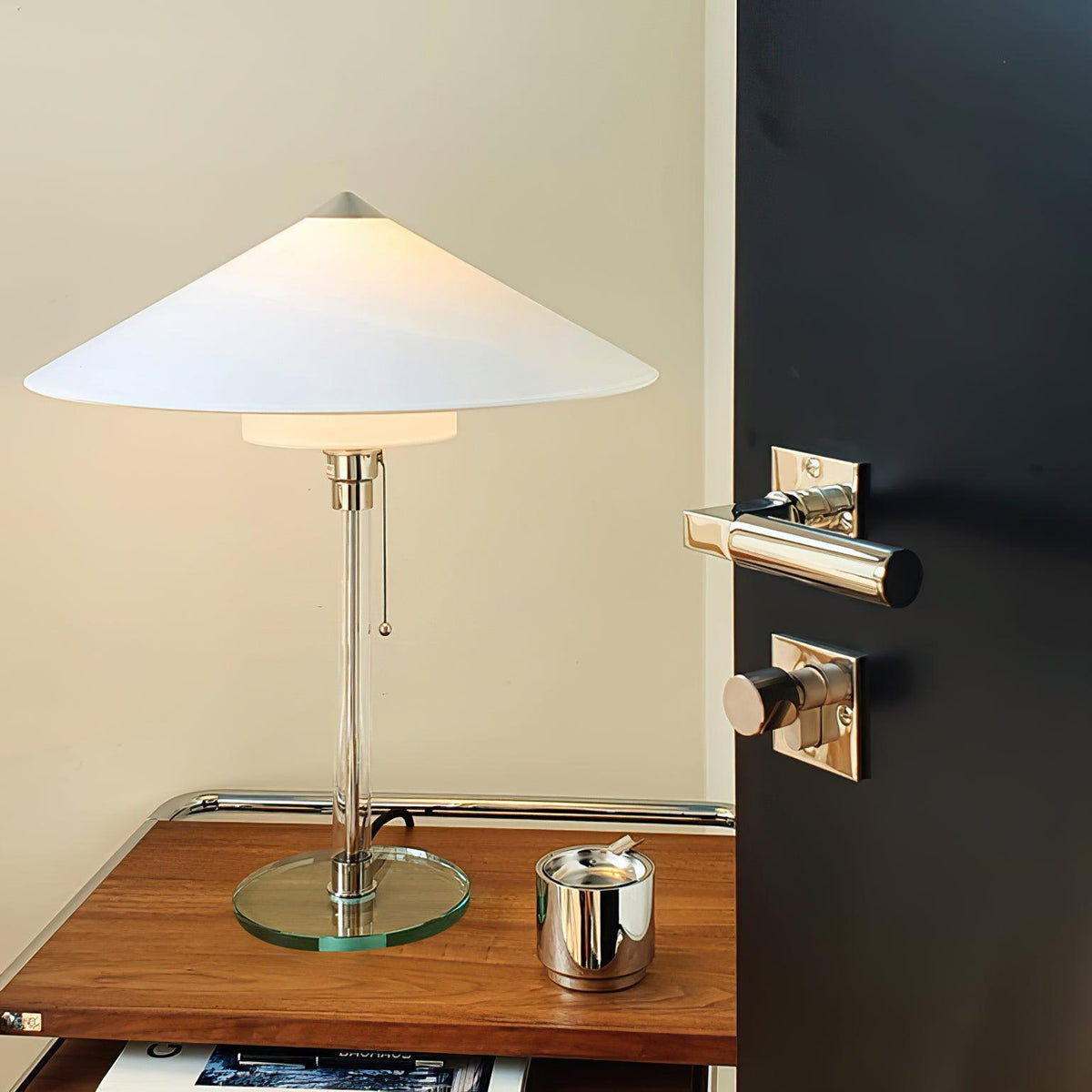 Wagenfeld Glass Table Lamp — product view 7