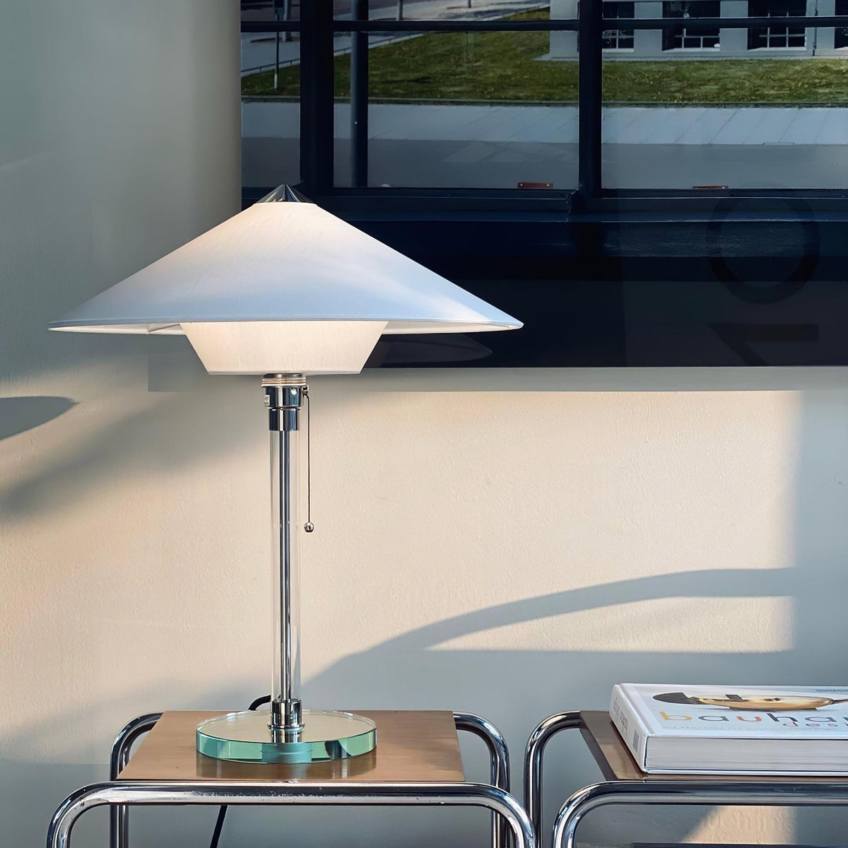 Wagenfeld Glass Table Lamp — product view 14