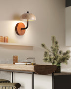 Reverse Travertine Wall Light — product view 3