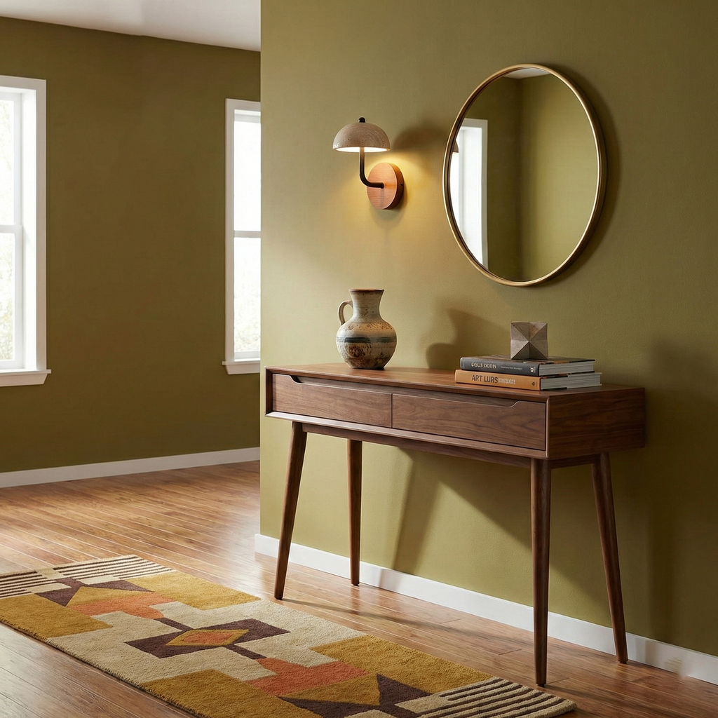 Reverse Travertine Wall Light — product view 10