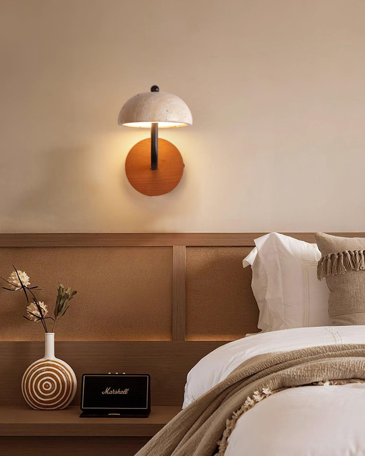 Reverse Travertine Wall Light — product view 22