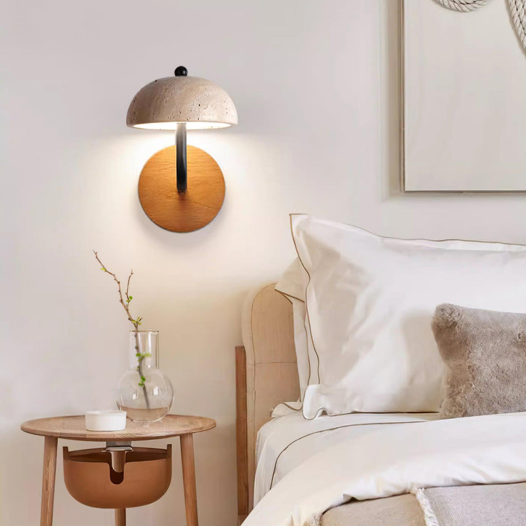 Reverse Travertine Wall Light — product view 25