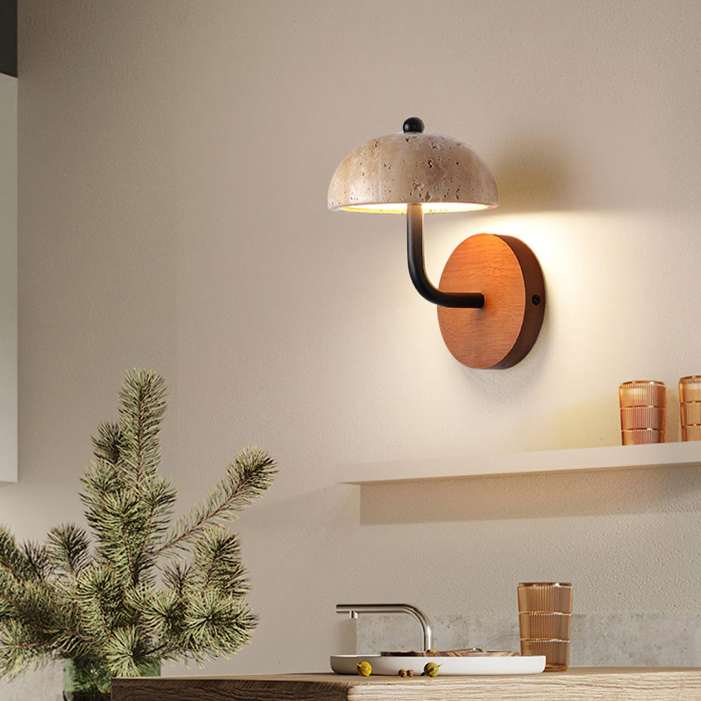 Reverse Travertine Wall Light — product view 33