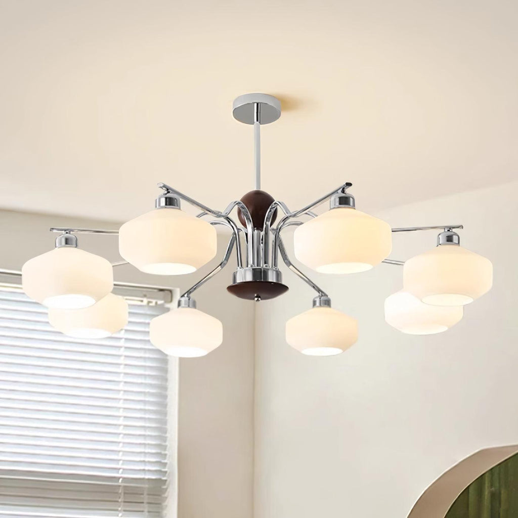 Retro Molika Glass Chandelier — product view 2