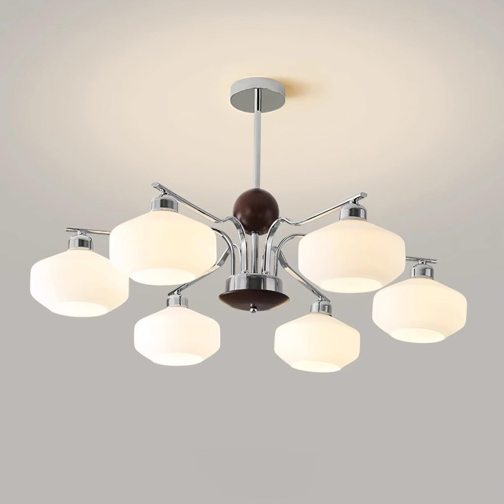 Retro Molika Glass Chandelier — product view 12