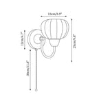 Zoey Wooden Wood Wall Lamp — product view 6