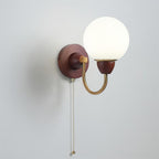 Zoey Wooden Wood Wall Lamp — product view 9