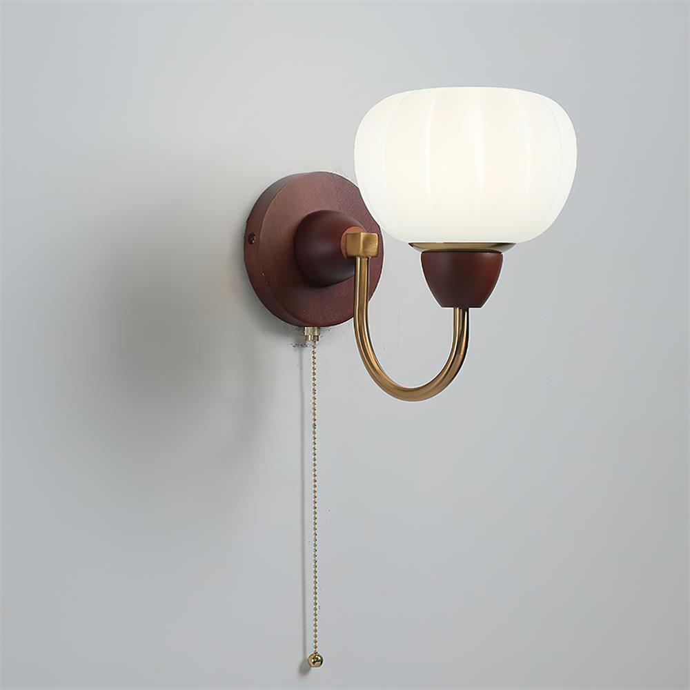 Zoey Wooden Wood Wall Lamp — product view 10