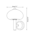 Mushroom Glass Wall Lamp — product view 5