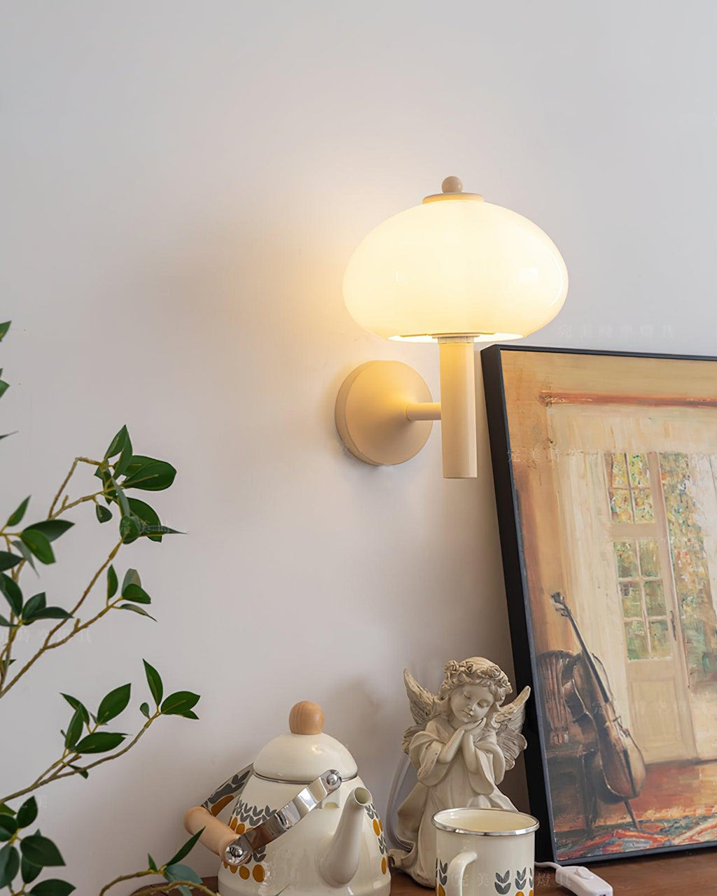 Mushroom Glass Wall Lamp — product view 6