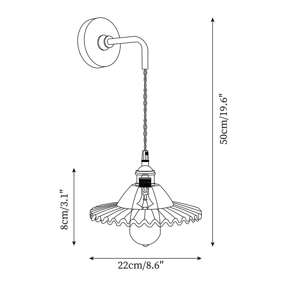 Vines Glass Wall Lamp — product view 5