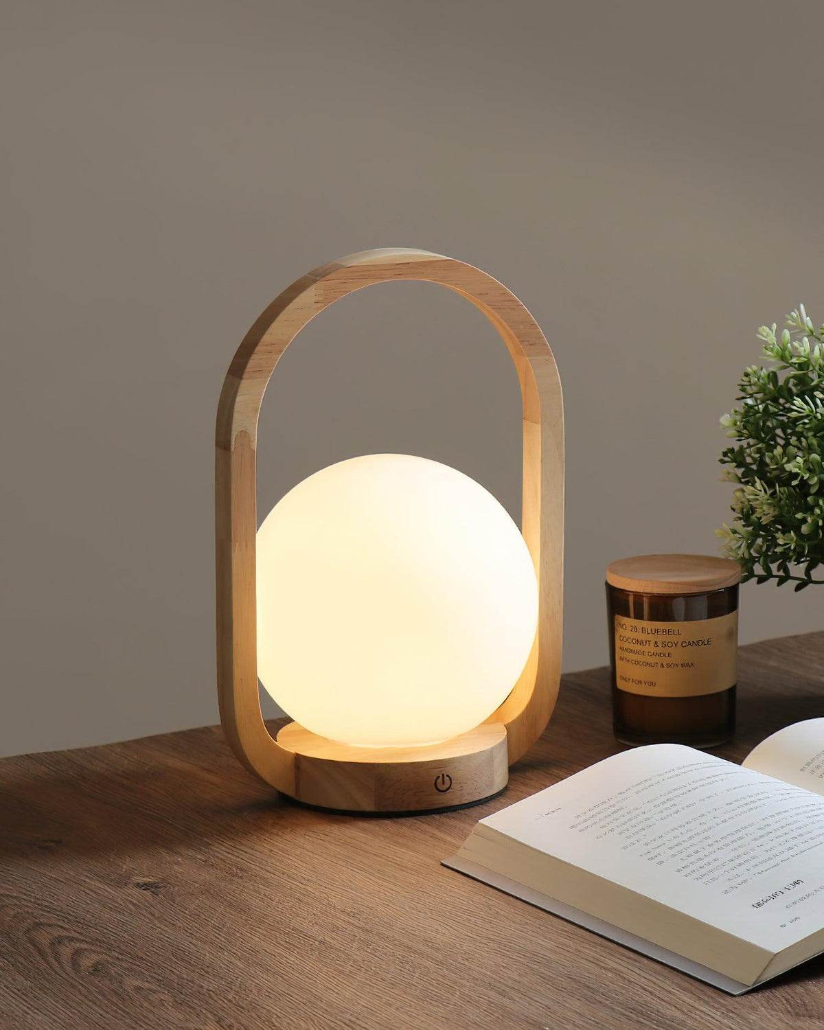 Tavellio Wooden Portable Wood Table Lamp — product view 8