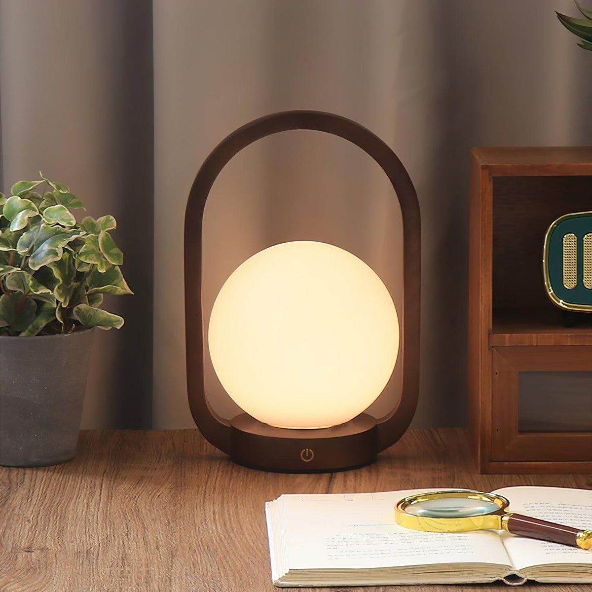 Tavellio Wooden Portable Wood Table Lamp — product view 16