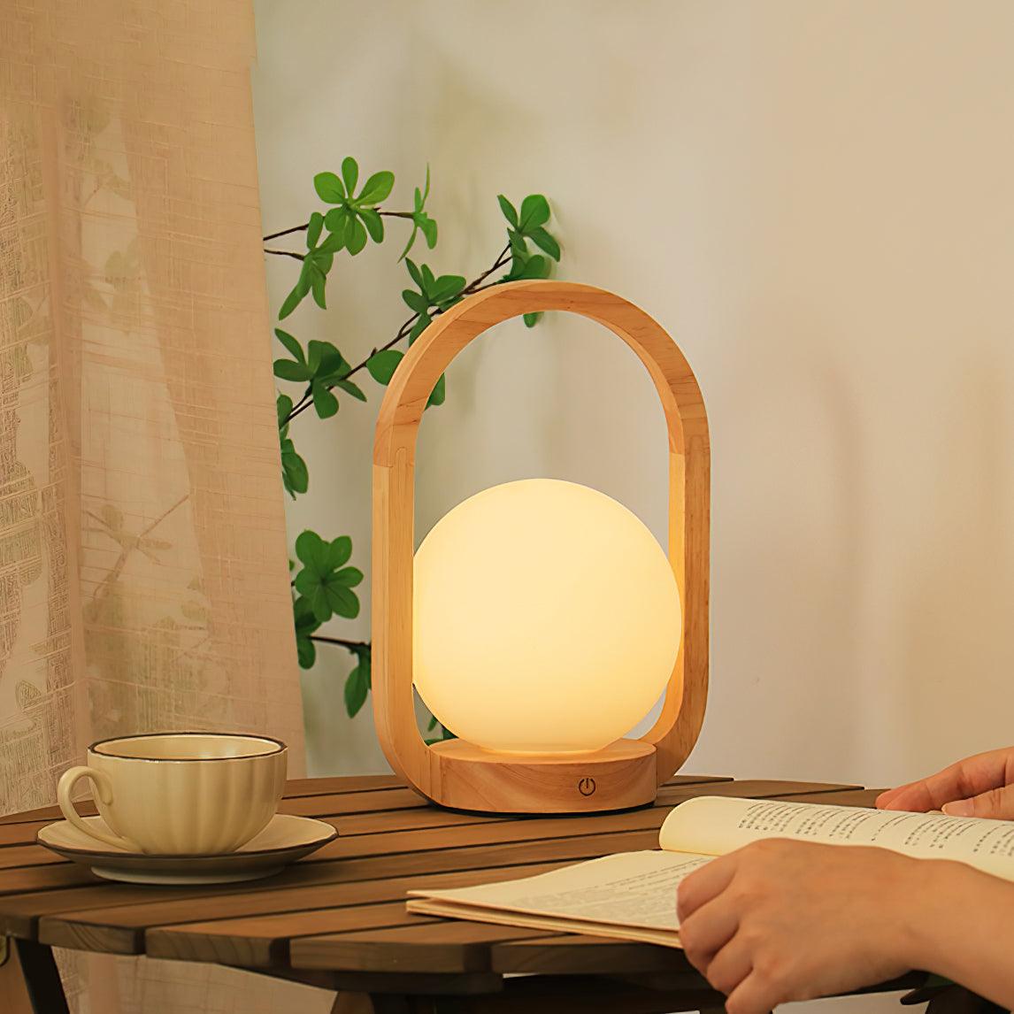 Tavellio Wooden Portable Wood Table Lamp — product view 18