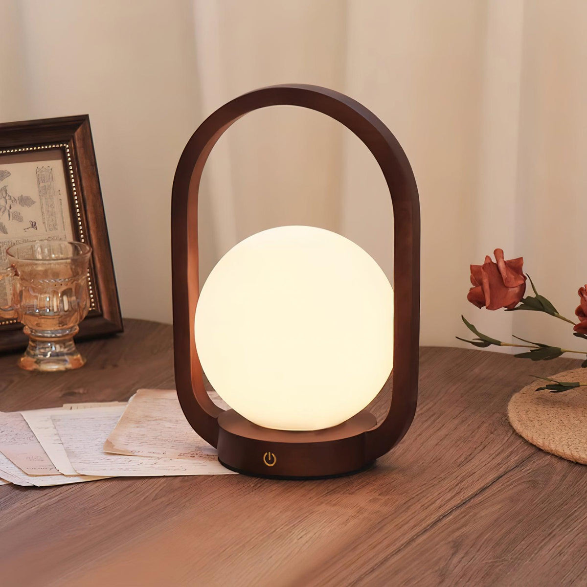 Tavellio Wooden Portable Wood Table Lamp — product view 24