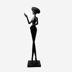 Lexa Sculpture Glass Floor Lamp — product view 1