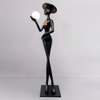 Lexa Sculpture Glass Floor Lamp — product view 11
