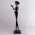 Lexa Sculpture Glass Floor Lamp — product view 12