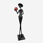 Lexa Sculpture Glass Floor Lamp — product view 16