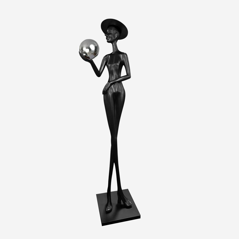 Lexa Sculpture Glass Floor Lamp — product view 19