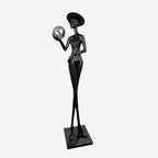 Lexa Sculpture Glass Floor Lamp — product view 19