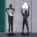 Anissa Statue Glass Floor Lamp — product view 2