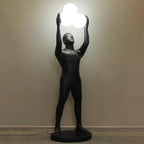 Anissa Statue Glass Floor Lamp — product view 3